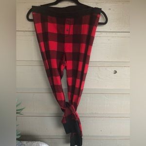 Old navy buffalo plaid pajama joggers